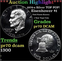 Proof ***Auction Highlight*** 1976-s Silver Eisenh