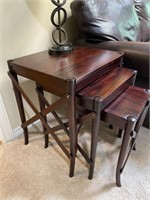 Rich Wooden Nesting Tables