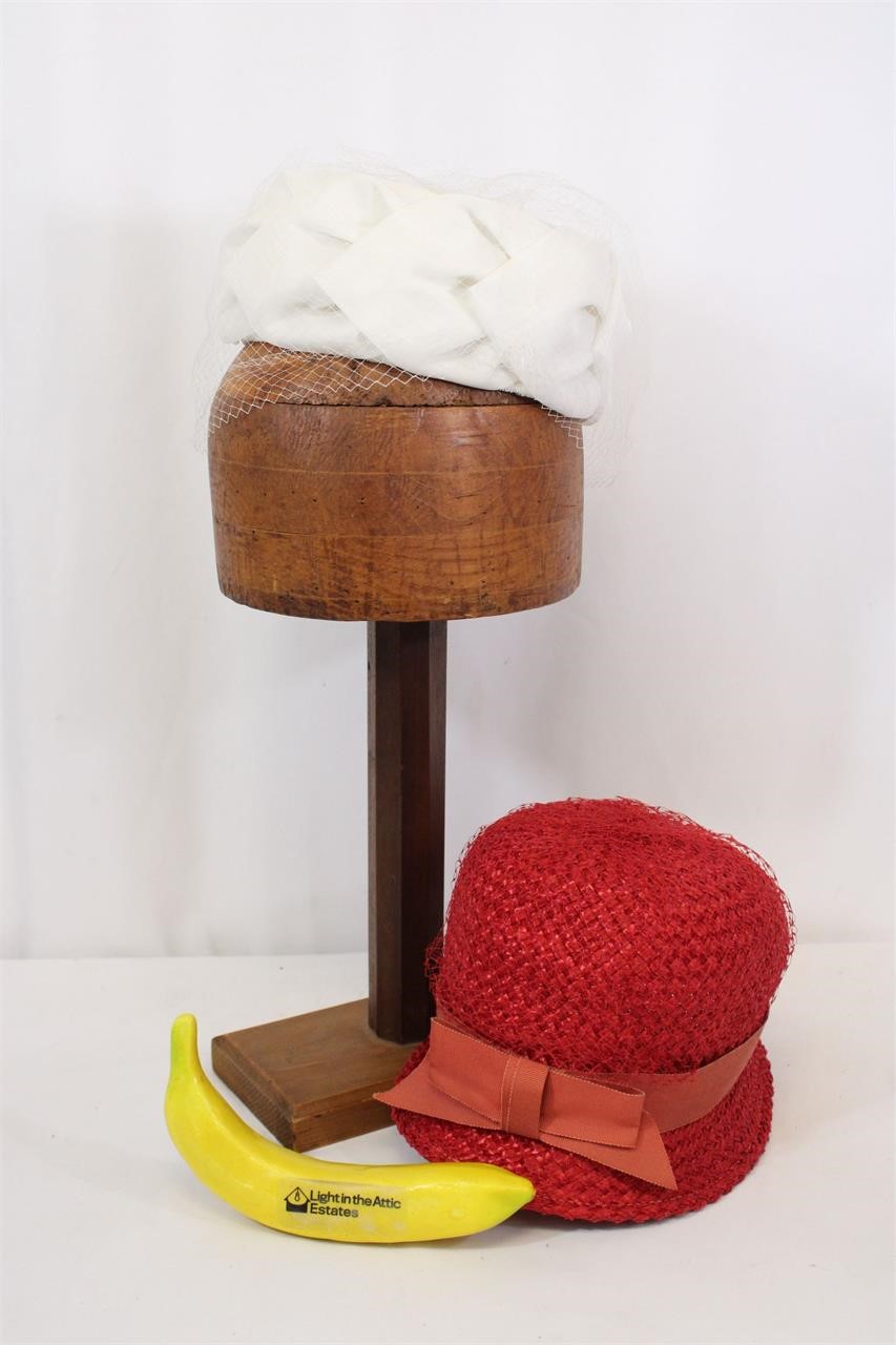 1960s Union Made Pill Box Hats