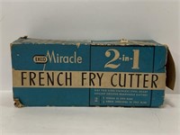 Vintage 2-in-1 miracle French fry cutter