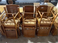 6 Wooden Chairs