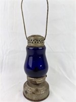C. 1900 Blue Globe Kerosene Skaters Lantern