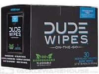 Dude Wipes On The Go 30 Wipes - Fragrence Free