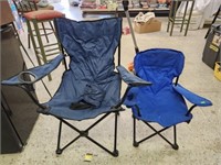 Pair of Outdoor Folding Chair Adult and Child