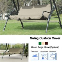 Brrnoo Patio Swing Cushion Cover  Waterproof  3 Se