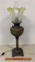 WOW !! BRADLEY & HUBBARD BANQUET LAMP-1800'S