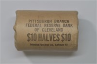 Roll of 1964 Kennedy Silver 90% Halves