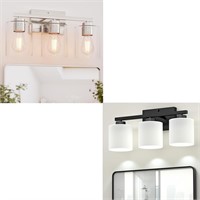 Honesorn Bathroom Light Fixtures, 3 Light Bathroom