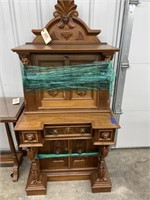 2 Pcs Wooden Secretary Desk