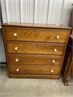 4-Drawer Wooden Chest of Drawers