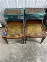 2 Wooden End Tables 26"L x 18"W
