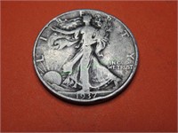 1937 Walking Liberty Half Dollar