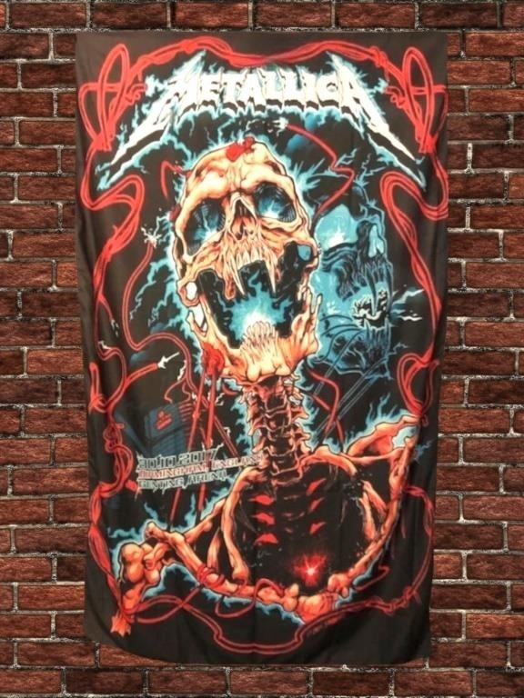 Anime, Movie, Music & Horror Tapestry Auction