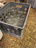 crate of pint jars