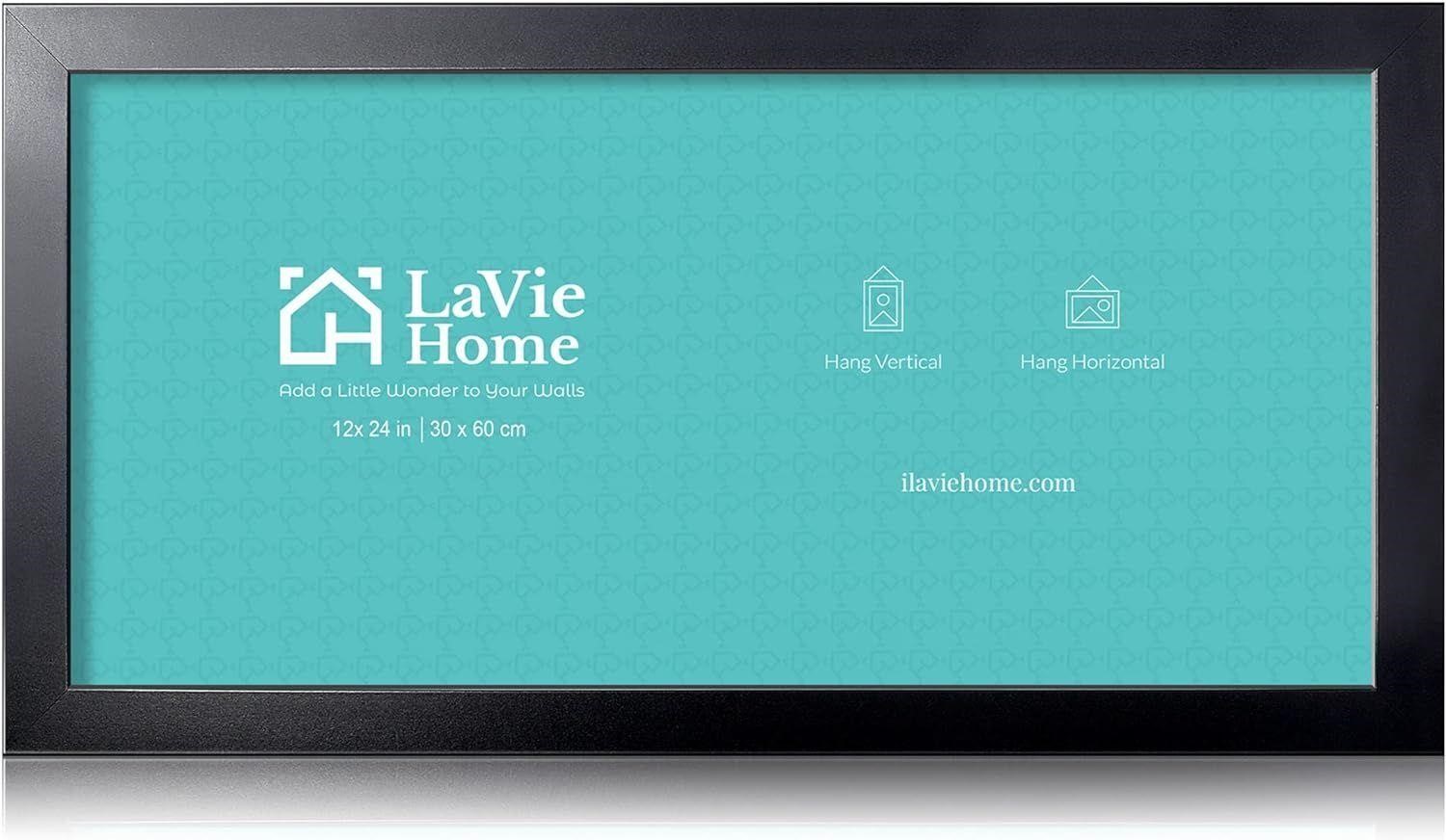 $27 LaVie home 12x24 black picture frame