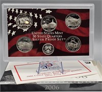 2006 US Silver Statehood Quarter Set