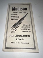 The Milwaukee Railroad Madison Train Service 1952