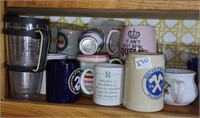 Group of coffee cups and more