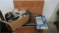 Vintage Electric Race Car Set, Wooden Box
