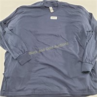 (5) New Men's Large Gildan Long Sleeve Shirts