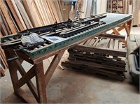 24" Roller Conveyor with Wooden Stand