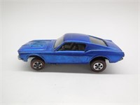 Custom Mustang Blue Redline Hot Wheels 1968