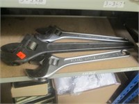 3 Heavy Duty Crescent Wrenches