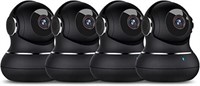 Elf 4-Pack 2K Indoor Security Camera