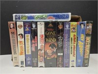 12 Sealed Never Opened VHS Tapes