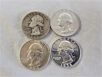 4 Silver Quarters