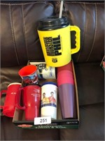 Plastic Cups and Thermos
