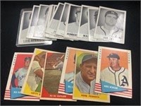 (22) 1960's Baseball Greats Cards, etc.