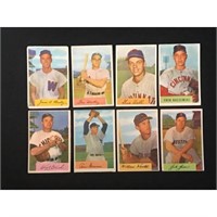 18 1954 Bowman Baseball Cards