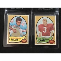 Two 1970 Topps Hof Football Rookies