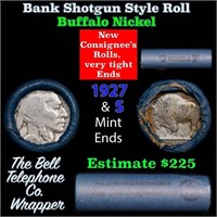 Buffalo Nickel Shotgun Roll in Old Bank Style 'Bel