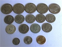 US Dollar Half Dollar & other Coins Lot