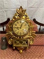 Linkoping Swedish vintage Gold clock