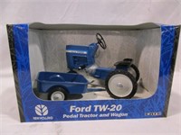 1999 Ertl Ford TW-20 Pedal Tractor &