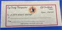 Sixty Minute Massage from Jay Co. Therapeutics