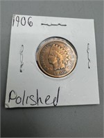 1906 Indian Head Penny - polished