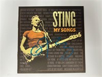 Autograph COA Sting CD Album