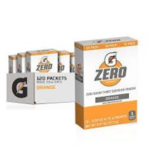 Gatorade G Zero Powder, Orange, 0.10 Ounce