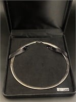 Sterling silver omega chain with box