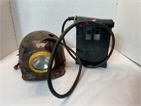 Miner Helmet, Lamp, & Battery
