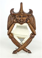Carved Jester Mirror