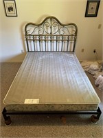 BRASS BED & BOX SPRING