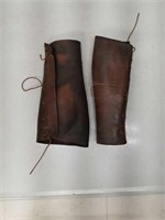 Early Leather Military Gaiters