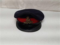 Vtg Canadian Military Cap w. Badge