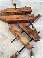 (3) Jorgensen Wood Clamps