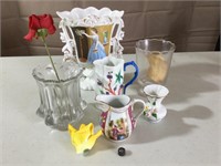 Ceramic vases, pitchers, glass vases - chip in